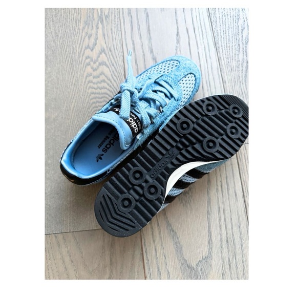Adidas x Wales Bonner SL76 baby blue & black women’s sneaker size US5 - Picture 5 of 6